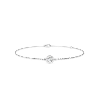 9K White Gold 0.15ct Diamond Bracelet - B-4495-015-W - H&H Jewellery Pty Ltd