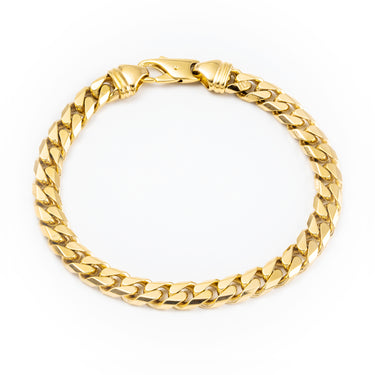 9K Yellow Gold Curb  Bracelet  | Cuban Link Gold Bracelet Melbourne | Cuban Link Gold Bracelet Australia | H&H Jewellery