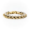 9K Yellow & White Gold Australian Handmade Solid Bracelet - 20704544 - H&H Jewellery Pty Ltd
