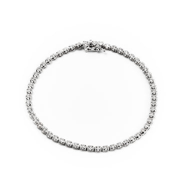 10K White Gold Tdw. 1.00ct Diamond Tennis Bracelet | Diamond Tennis Bracelet Melbourne | Diamond Tennis Bracelet Australia | H&H Jewellery