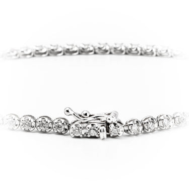 10K White Gold Tdw. 1.00ct Diamond Tennis Bracelet | Diamond Tennis Bracelet Melbourne | Diamond Tennis Bracelet Australia | H&H Jewellery
