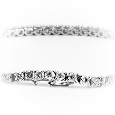 18K White Gold Tdw. 5.00ct Diamond Tennis Bracelet | Diamond Tennis Bracelet Melbourne | Diamond Tennis Bracelet Australia | H&H Jewellery