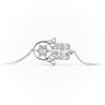 18K White Gold 0.03ct Diamond Hamsa Bracelet | Gold and Diamond Tennis Bracelet Melbourne | Gold and Diamond Tennis Bracelet Australia | H&H Jewellery
