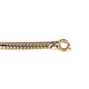 9K White & Yellow Gold Australian Made Necklace 45cm - 20687311 - H&H Jewellery Pty Ltd