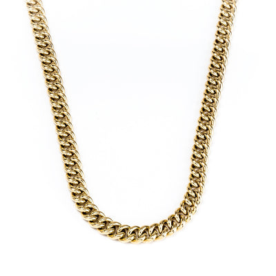 9K Yellow Gold Australian Made Curb Necklace 45cm - 20704612 - H&H Jewellery Pty Ltd