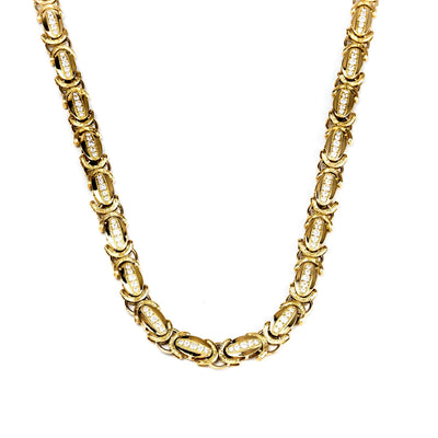 9K Yellow Gold Australian made Cubic Zirconia Necklace 45cm - 20704575 - H&H Jewellery Pty Ltd