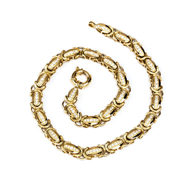 9K Yellow Gold Australian made Cubic Zirconia Necklace 45cm - 20704575 - H&H Jewellery Pty Ltd