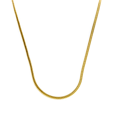 9K Yellow Gold Italian Made Flat Franco Chain 55cm - 20707781 - H&H Jewellery Pty Ltd
