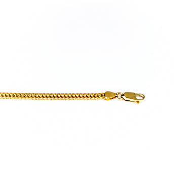 9K Yellow Gold Italian Made Flat Franco Chain 55cm - 20707781 - H&H Jewellery Pty Ltd
