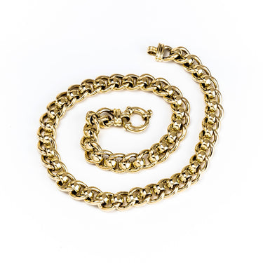 9K Yellow Gold Australian Made Necklace 43cm - 20704537 - H&H Jewellery Pty Ltd