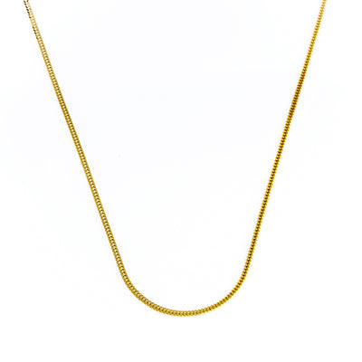 9K Yellow Gold Italian Made Flat Franco Chain 55cm - 20707774 - H&H Jewellery Pty Ltd