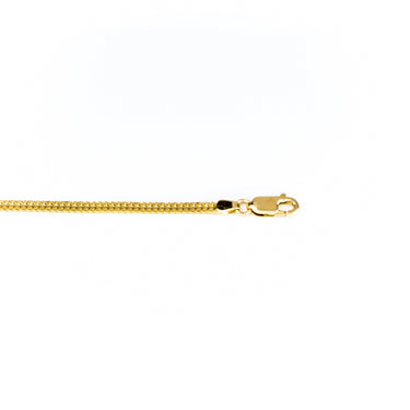 9K Yellow Gold Italian Made Flat Franco Chain 55cm - 20707774 - H&H Jewellery Pty Ltd