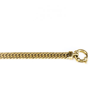 9K Yellow Gold Double Curb Necklace 44cm - 20704520 - H&H Jewellery Pty Ltd