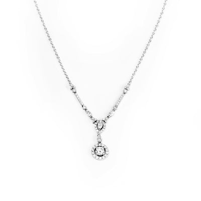 18K White Gold Tdw. 1.65ct Diamond Necklace - 20602598 - H&H Jewellery Pty Ltd