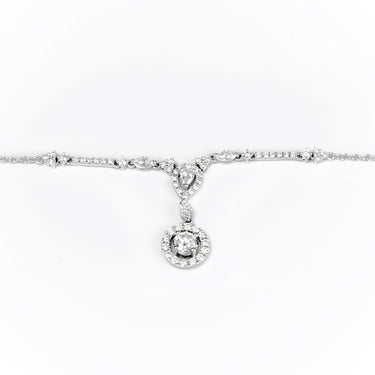 18K White Gold Tdw. 1.65ct Diamond Necklace - 20602598 - H&H Jewellery Pty Ltd