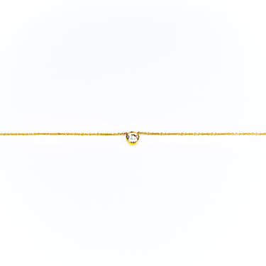 18K Yellow Gold 0.50ct Diamond Necklace - 20689766 - H&H Jewellery Pty Ltd