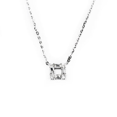 18K White Gold Tdw. 0.33ct Diamond Necklace - 20693541 - H&H Jewellery Pty Ltd