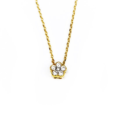 18K Yellow Gold Tdw. 0.51ct Diamond Necklace - 20691011 - H&H Jewellery Pty Ltd