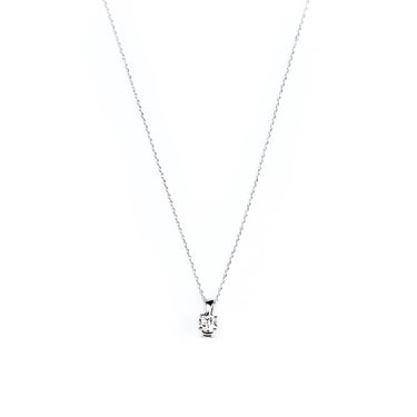 14K White Gold 0.50ct Diamond Pendant with Chain - 20704148 - H&H Jewellery Pty Ltd
