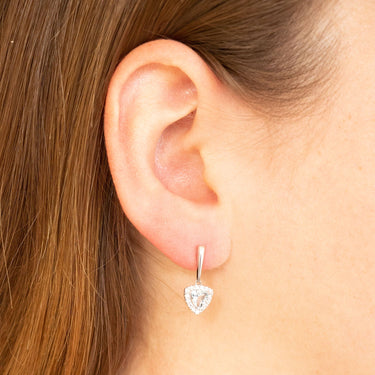 Buy Aquamarine and Diamond Earrings Melbourne | Aquamarine Jewellery Australia  | H&H Jewellery