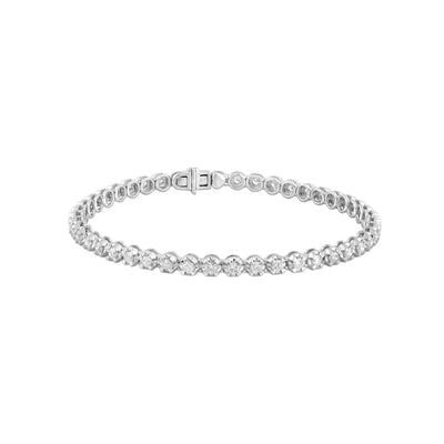 9K White Gold Tdw. 2.00ct Diamond Bracelet - IGB-2271A-W - H&H Jewellery Pty Ltd