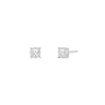 9K White Gold Tdw. 0.10ct Diamond Stud Earrings - 20695491 - H&H Jewellery Pty Ltd