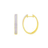9K Yellow Gold Tdw. 0.33ct Diamond Huggies Earrings - 20695705 - H&H Jewellery Pty Ltd