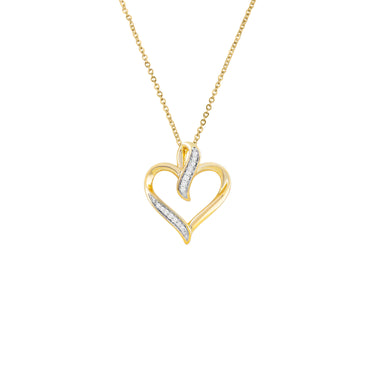 9K Yellow Gold Tdw. 0.47ct Diamond Pendant | Gold & Diamond Necklaces and Pendants Melbourne | Gold & Diamond Necklaces and Pendants Australia | H&H Jewellery 