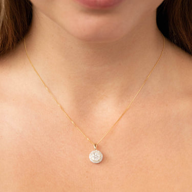9K Yellow Gold Tdw. 0.15ct Diamond Pendant - 20711047 - H&H Jewellery Pty Ltd
