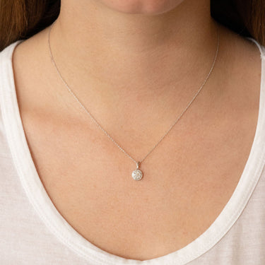 9K White Gold Tdw. 0.20ct Diamond Pendant - 20717148 - H&H Jewellery Pty Ltd