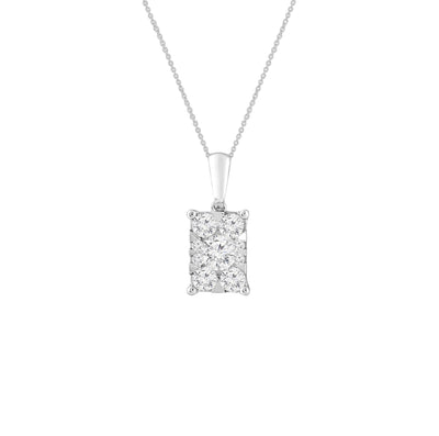 9K White Gold Tdw. 0.50ct Diamond Pendant - 20705039 - H&H Jewellery Pty Ltd