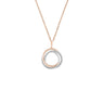 9K Rose and White Gold Tdw. 0.16ct Diamond Pendant - 20696009 - H&H Jewellery Pty Ltd