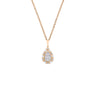 9K Rose and White Gold Tdw. 0.25ct Diamond Pendant - 20696016 - H&H Jewellery Pty Ltd