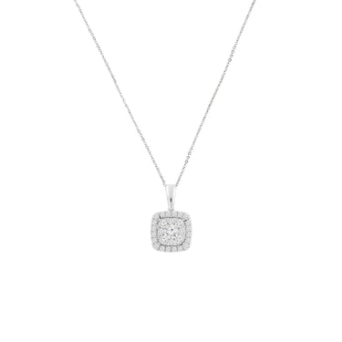 9K White Gold Tdw. 0.50ct Diamond Pendant - 20713942 - H&H Jewellery Pty Ltd