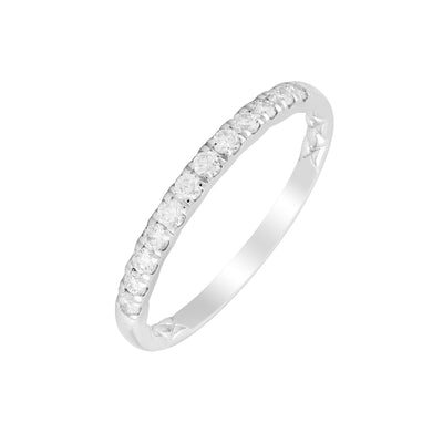9K White Gold Tdw. 0.25ct Diamond Ring - 20718640 - H&H Jewellery Pty Ltd
