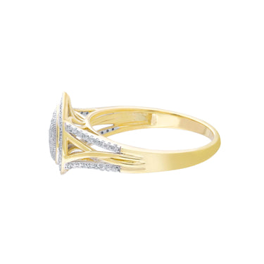 9K Yellow Gold Tdw. 0.20ct Diamond Band Ring - 20695460 - H&H Jewellery Pty Ltd
