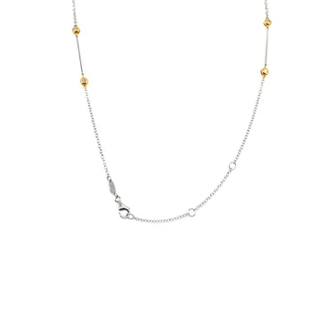 18K White and Yellow Gold Diamond Tdw 0.45ct Solid Chain - 20719586 - H&H Jewellery Pty Ltd