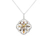 18K White Gold Fancy and White Diamond Tdw 3.9ct Pendant - 20493387 - H&H Jewellery Pty Ltd