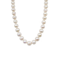 14K Yellow Gold White Freshwater Pearl Strand | Pearl Jewellery Australia | Pearl Jewellery Melbourne | Pearl Necklace Australia | H&H Jewellery
