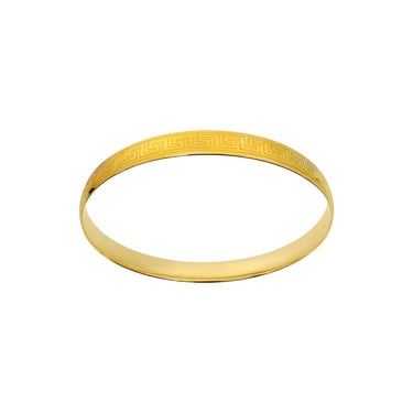 9K Yellow Gold Pattern Bangle | Gold and Diamond Bangles Melbourne | Gold and Diamond Bangles Australia | H&H Jewellery