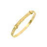 9K Yellow Gold Dolphins Expandable Baby Bangle | Gold and Diamond Bangles Melbourne | Gold and Diamond Bangles Australia | H&H Jewellery