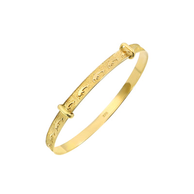 9K Yellow Gold Dolphins Expandable Baby Bangle - 20631680 - H&H Jewellery Pty Ltd