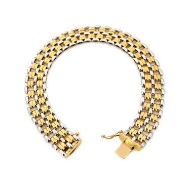 9K Two-Tone Gold Bracelet | Gold Bracelet Melbourne | Gold Bracelet Australia | H&H Jewellery