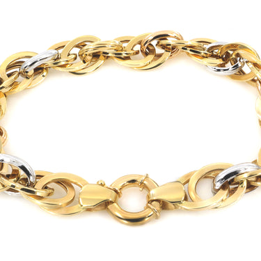 18K Two-Tone Gold Bracelet t | Gold Bracelet Melbourne | Gold Bracelet Australia | H&H Jewellery