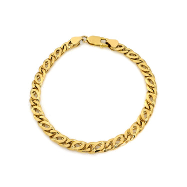 9K Yellow Gold Solid Handmade Birdseye Bracelet | Gold Bracelet Melbourne | Gold Bracelet Australia | H&H Jewellery