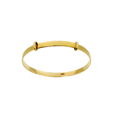 9K Yellow Gold Expandable Baby Bangle | Gold and Diamond Bangles Melbourne | Gold and Diamond Bangles Australia | H&H Jewellery