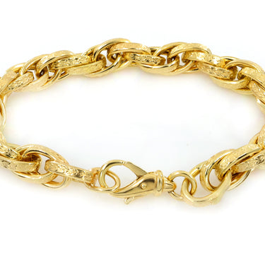 9K Yellow Gold Patterned Bracelet | Gold Bracelet Melbourne | Gold Bracelet Australia | H&H Jewellery