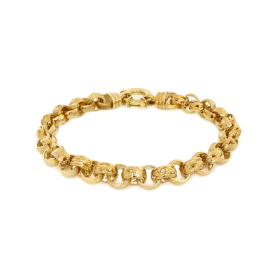 9K Yellow Gold Solid Belcher Bracelet - 20720117 - H&H Jewellery Pty Ltd