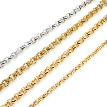 9K Yellow Gold Solid 8mm Belcher Bracelet  | Gold Bracelet Melbourne | Gold Bracelet Australia | H&H Jewellery