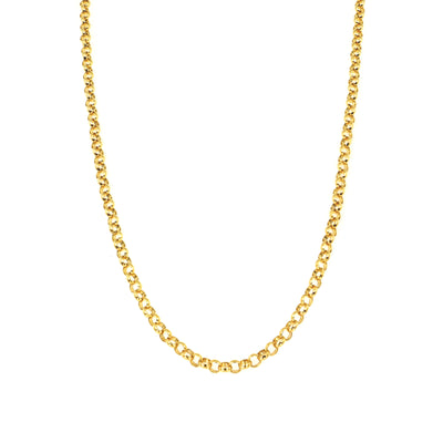 9K Yellow Gold Solid Belcher Chain 50cm - 20722463 - H&H Jewellery Pty Ltd